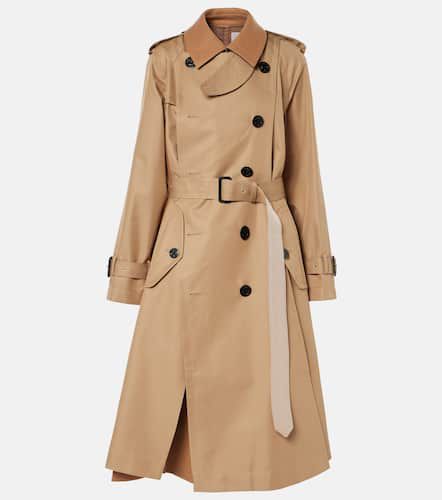 Sacai Trenchcoat aus Gabardine - Sacai - Modalova