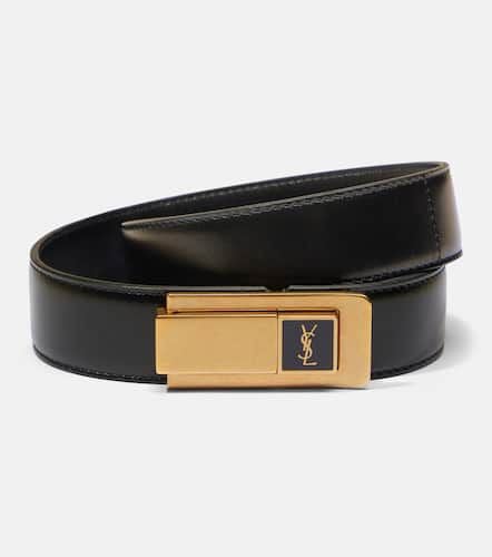 Cinturón Monogram de piel - Saint Laurent - Modalova