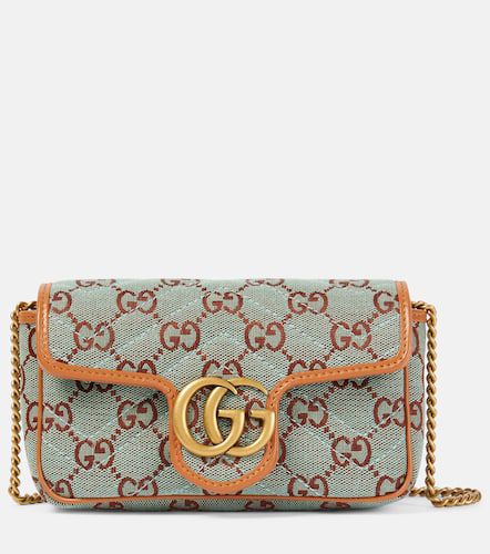 GG Marmont Super Mini canvas shoulder bag - Gucci - Modalova