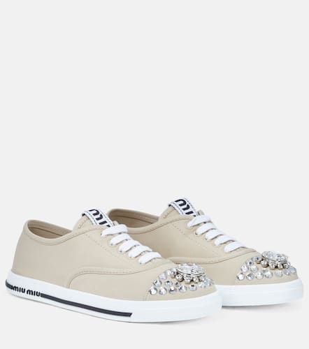 Miu Miu Embellished sneakers - Miu Miu - Modalova