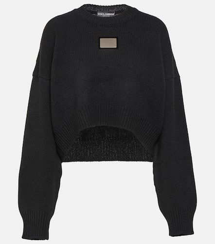 Logo wool and cashmere sweater - Dolce&Gabbana - Modalova