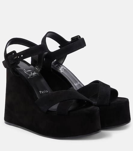 Supramariza 130 velvet wedge sandals - Christian Louboutin - Modalova