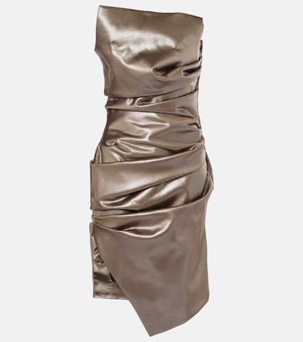 Mugler Abito bustier metallizzato - Mugler - Modalova