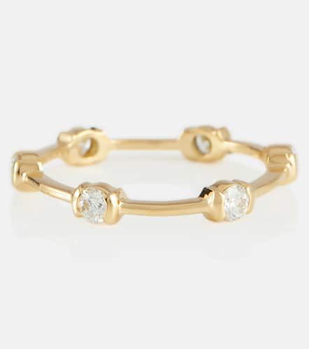 Ring Zea aus 18kt Gelbgold mit Diamanten - Melissa Kaye - Modalova