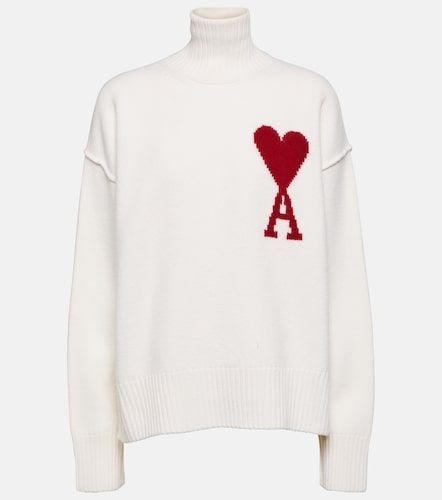 Ami de Cour wool turtleneck sweater - Ami Paris - Modalova