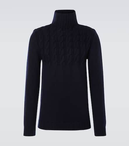 Cable-knit wool turtleneck sweater - Maison Margiela - Modalova