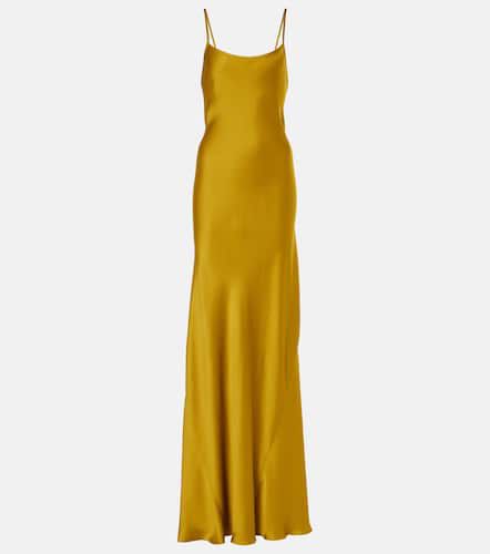 Satin crÃªpe slip dress - Victoria Beckham - Modalova