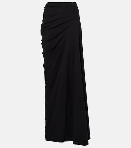 Draped cotton jersey maxi skirt - Dries Van Noten - Modalova