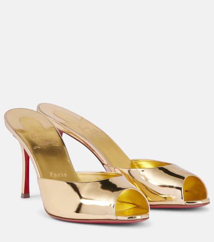 Mules Me Dolly de piel metalizada - Christian Louboutin - Modalova