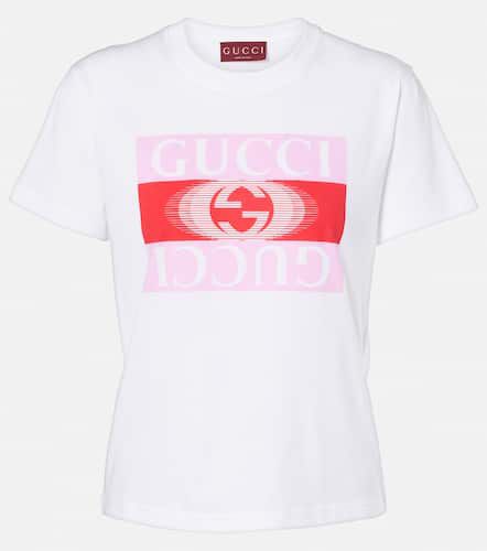 Camiseta New 70s de jersey de algodón - Gucci - Modalova