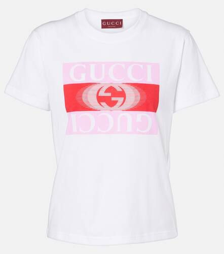 T-Shirt New 70s in jersey di cotone - Gucci - Modalova