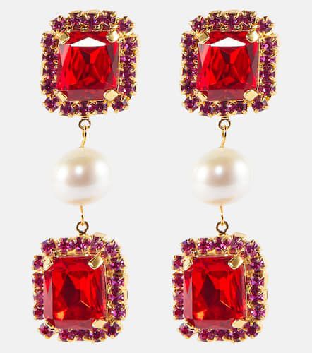 Crystal-embellished earrings - Magda Butrym - Modalova