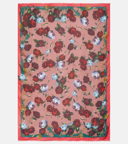 Printed modal and cashmere scarf - Dolce&Gabbana - Modalova