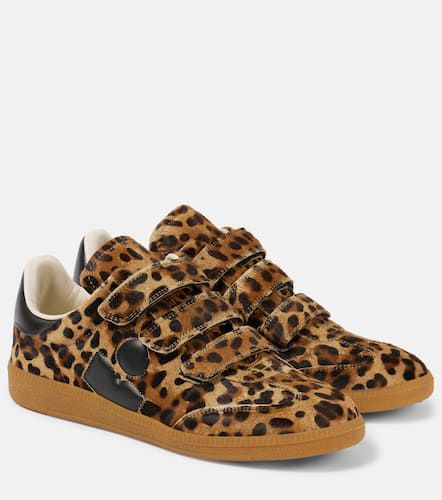 Beth leopard-print calf hair sneakers - Isabel Marant - Modalova