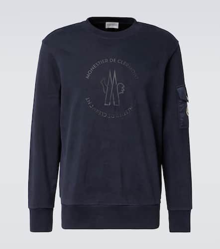 Sudadera de jersey de algodón con logo - Moncler - Modalova