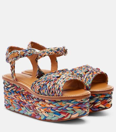 Sandalias con plataforma Arty de rafia - Clergerie - Modalova