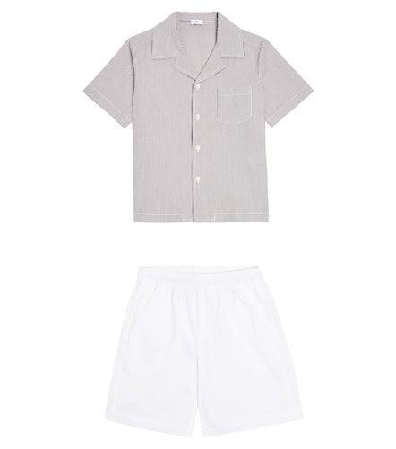 Cotton Bermuda shorts and shirt set - Il Gufo - Modalova