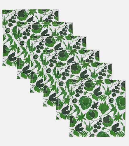 Set di 6 tovaglioli grandi a fiori - La DoubleJ - Modalova