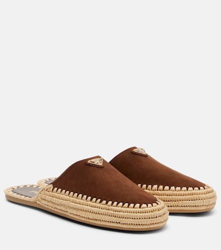 Prada Mules in suede - Prada - Modalova