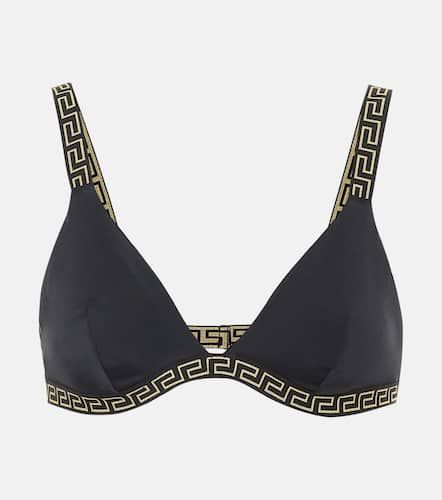 Versace Greek Key bikini top - Versace - Modalova