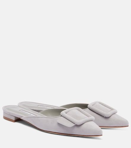 Mules Maysale de ante - Manolo Blahnik - Modalova