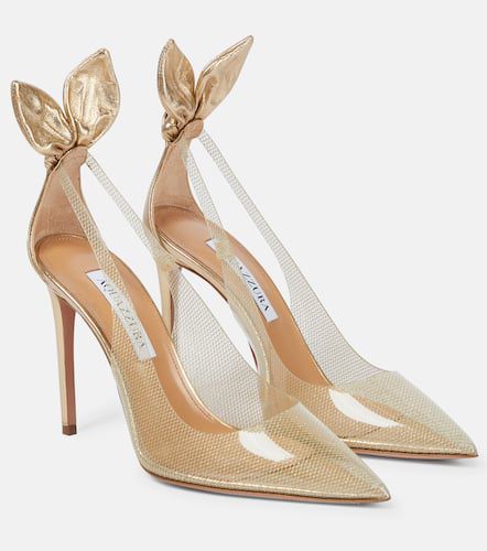 Aquazzura Salones Bow Tie Plexi 105 - Aquazzura - Modalova