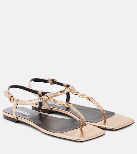 Sandalias Crystal Medusa ‘95 de piel estampada - Versace - Modalova