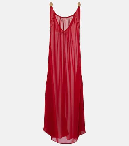 Holiday open-back chiffon maxi dress - Adriana Degreas - Modalova