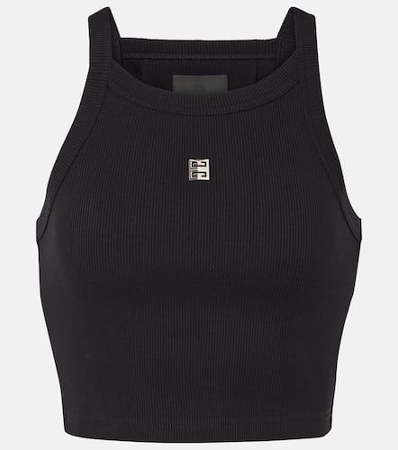 Givenchy Top cropped 4G in jersey - Givenchy - Modalova
