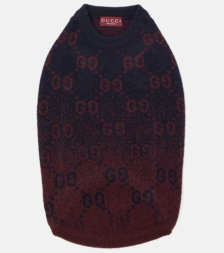 Jersey para perro en jacquard de lana - Gucci - Modalova