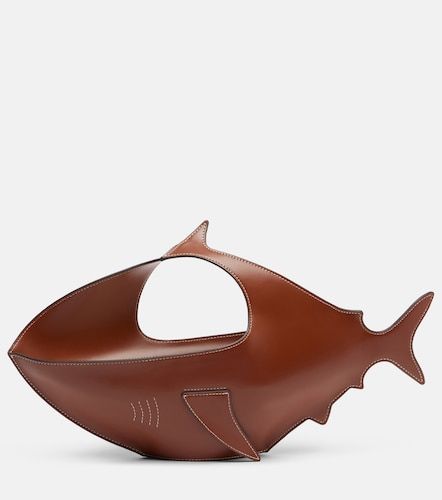 Staud Shark leather top-handle bag - Staud - Modalova