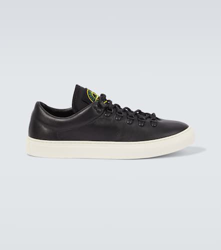 Compass leather sneakers - Stone Island - Modalova