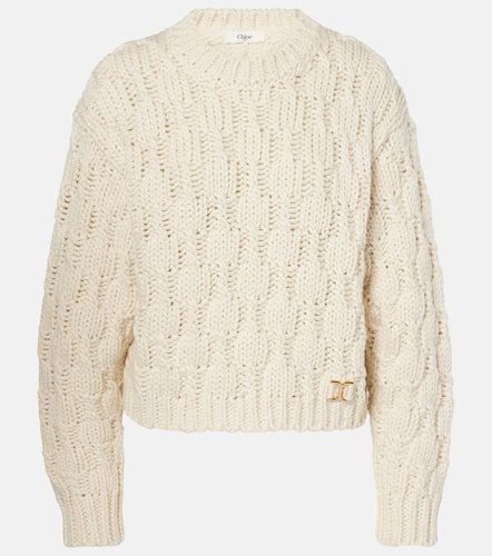 Chloé Wool, silk, and cashmere sweater - Chloe - Modalova