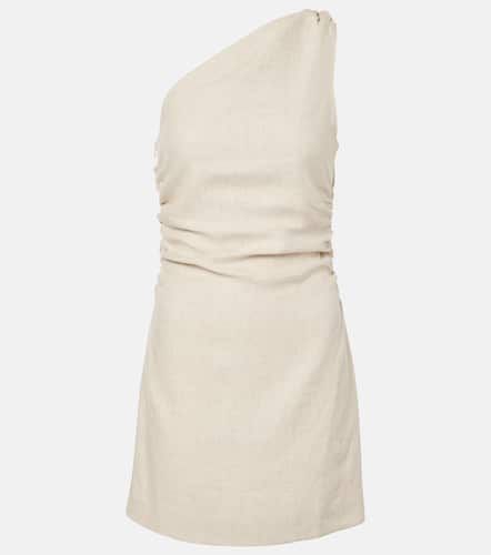 Poet one-shoulder linen minidress - Faithfull - Modalova