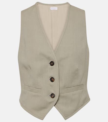 Brunello Cucinelli Gilet monopetto - Brunello Cucinelli - Modalova