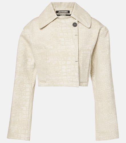 Marino De-Nimes croc-effect denim jacket - Jacquemus - Modalova