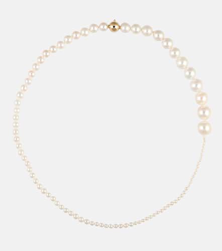 Peggy 14kt gold necklace with freshwater pearls - Sophie Bille Brahe - Modalova