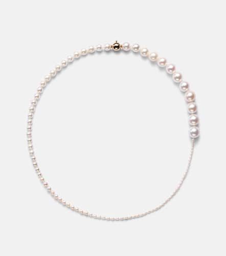 Peggy 14kt gold necklace with freshwater pearls - Sophie Bille Brahe - Modalova
