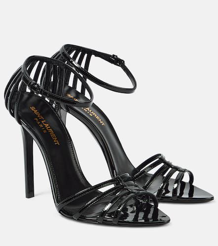 Milena 110 patent leather sandals - Saint Laurent - Modalova
