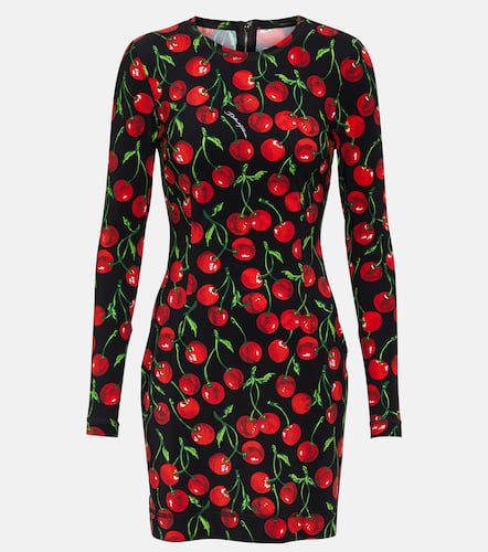 Cherry printed minidress - Dolce&Gabbana - Modalova