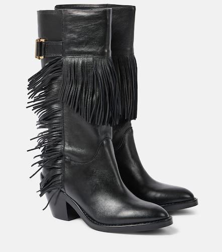 See By ChloÃ© Santiag leather knee-high boots - See By Chloe - Modalova