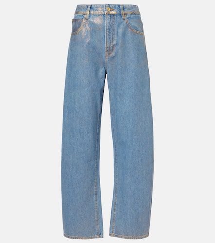 Frame High-Rise Barrel Jeans - Frame - Modalova