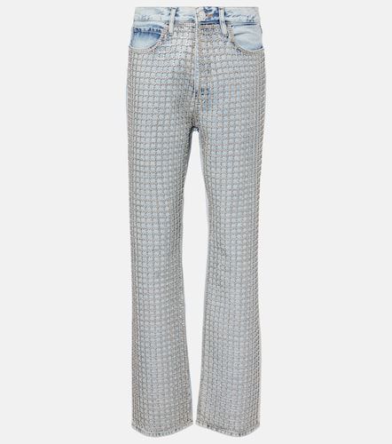 Showgirl embellished straight jeans - Frame - Modalova