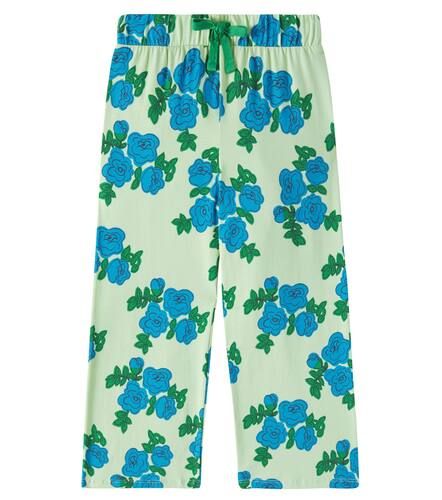 Pantalones Blue Roses en mezcla de algodón - Mini Rodini - Modalova