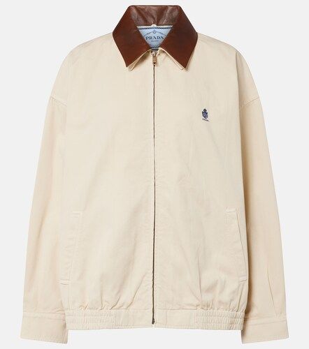 Chaqueta oversized de algodón - Prada - Modalova