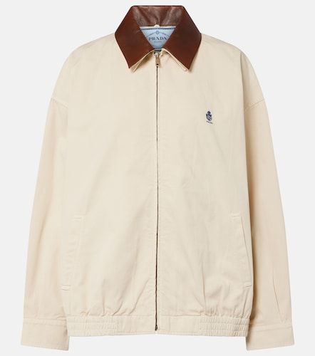 Chaqueta oversized de algodón - Prada - Modalova