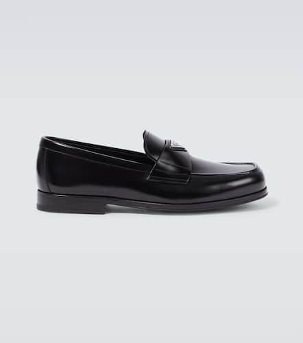 Prada Logo leather loafers - Prada - Modalova