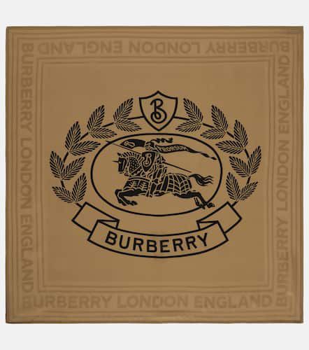 Burberry Foulard in seta con stampa - Burberry - Modalova