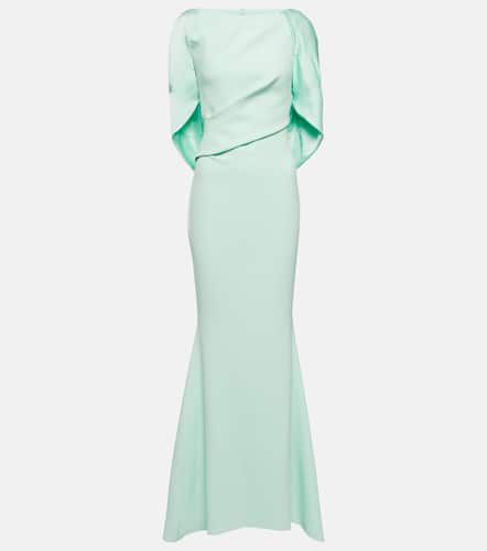 Safiyaa Caped crêpe gown - Safiyaa - Modalova