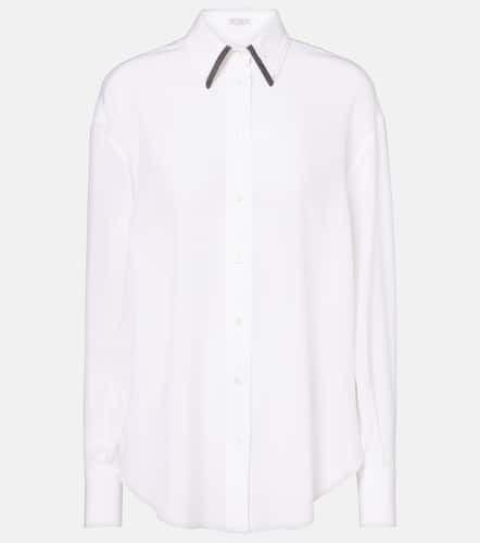 Brunello Cucinelli Silk satin shirt - Brunello Cucinelli - Modalova